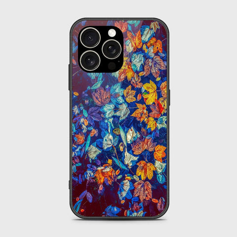 iPhone 15 Pro Cover- Floral Series 2 - HQ Ultra Shine Premium Infinity Glass Soft Silicon Borders Case