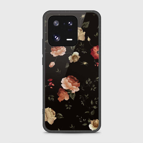 Xiaomi 13 Pro Cover- Floral Series 2 - HQ Ultra Shine Premium Infinity Glass Soft Silicon Borders Case