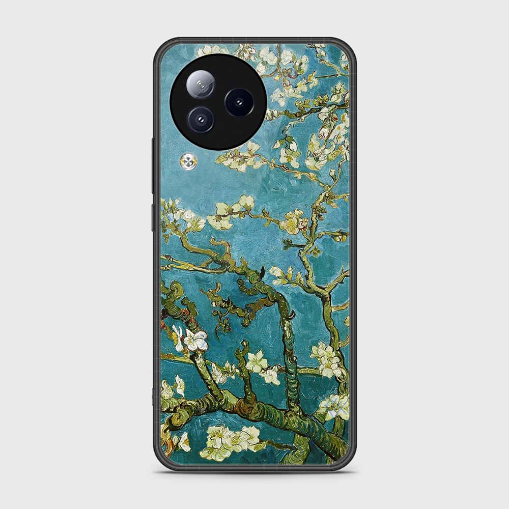 Xiaomi Civi 3 Cover- Floral Series 2 - HQ Ultra Shine Premium Infinity Glass Soft Silicon Borders Case