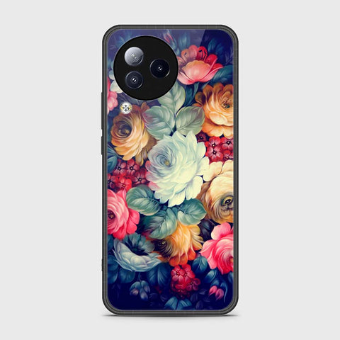 Xiaomi Civi 3 Cover- Floral Series 2 - HQ Ultra Shine Premium Infinity Glass Soft Silicon Borders Case