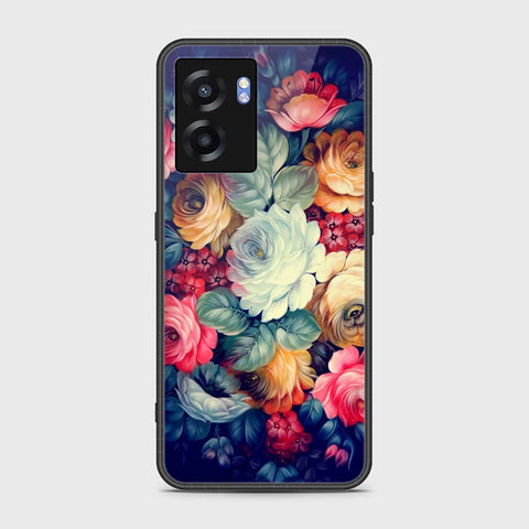 Realme Narzo 50 5G Cover- Floral Series 2 - HQ Ultra Shine Premium Infinity Glass Soft Silicon Borders Case