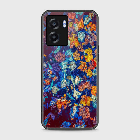 Realme Q5i Cover- Floral Series 2 - HQ Ultra Shine Premium Infinity Glass Soft Silicon Borders Case