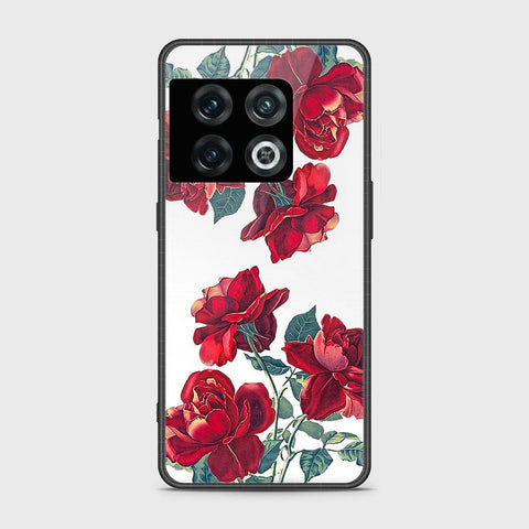 OnePlus 10 Pro Cover- Floral Series 2 - HQ Ultra Shine Premium Infinity Glass Soft Silicon Borders Case