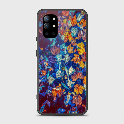 OnePlus 9R Cover - Floral Series 2 - HQ Ultra Shine Premium Infinity Glass Soft Silicon Borders Case