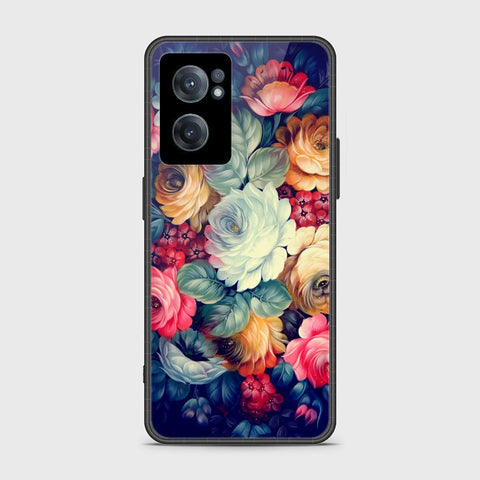 OnePlus Nord CE 2 5G Cover- Floral Series 2 - HQ Ultra Shine Premium Infinity Glass Soft Silicon Borders Case