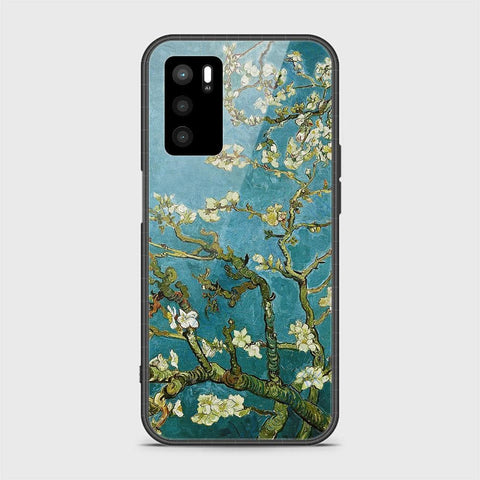 Oppo A16s Cover- Floral Series 2 - HQ Ultra Shine Premium Infinity Glass Soft Silicon Borders Case