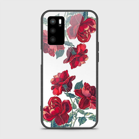 Oppo A16s Cover- Floral Series 2 - HQ Ultra Shine Premium Infinity Glass Soft Silicon Borders Case