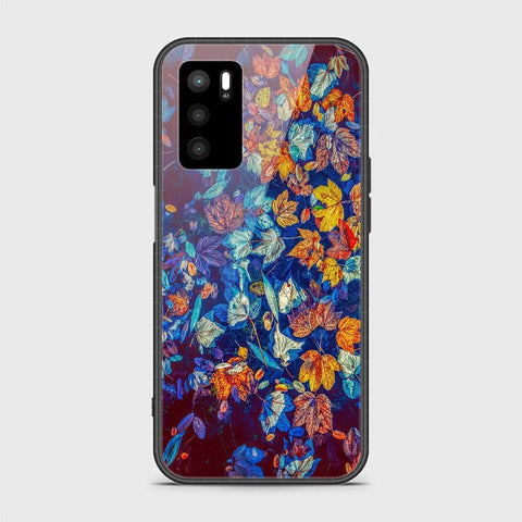 Oppo A16s Cover- Floral Series 2 - HQ Ultra Shine Premium Infinity Glass Soft Silicon Borders Case