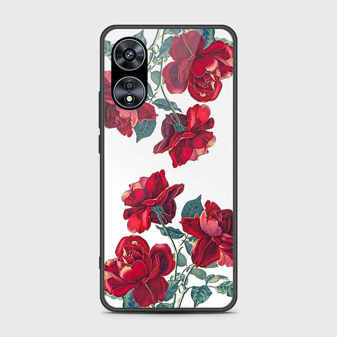 Oppo A97 5G Cover- Floral Series 2 - HQ Ultra Shine Premium Infinity Glass Soft Silicon Borders Case