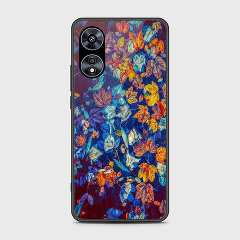 Oppo A97 5G Cover- Floral Series 2 - HQ Ultra Shine Premium Infinity Glass Soft Silicon Borders Case