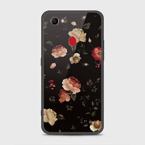 Oppo F7 Cover- Floral Series 2 - HQ Ultra Shine Premium Infinity Glass Soft Silicon Borders Case