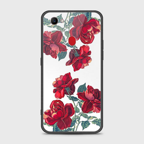 Oppo F7 Cover- Floral Series 2 - HQ Ultra Shine Premium Infinity Glass Soft Silicon Borders Case