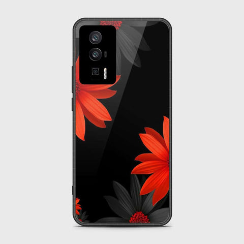 Xiaomi Redmi K60 Pro Cover- Floral Series 2 - HQ Ultra Shine Premium Infinity Glass Soft Silicon Borders Case