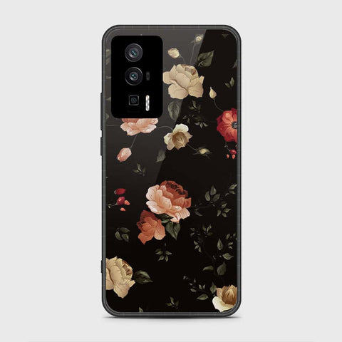 Xiaomi Redmi K60 Pro Cover- Floral Series 2 - HQ Ultra Shine Premium Infinity Glass Soft Silicon Borders Case