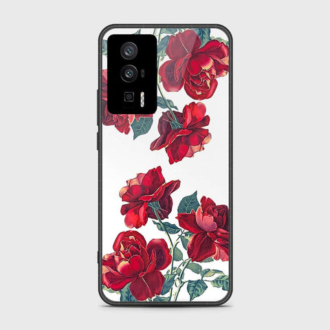 Xiaomi Redmi K60 Pro Cover- Floral Series 2 - HQ Ultra Shine Premium Infinity Glass Soft Silicon Borders Case