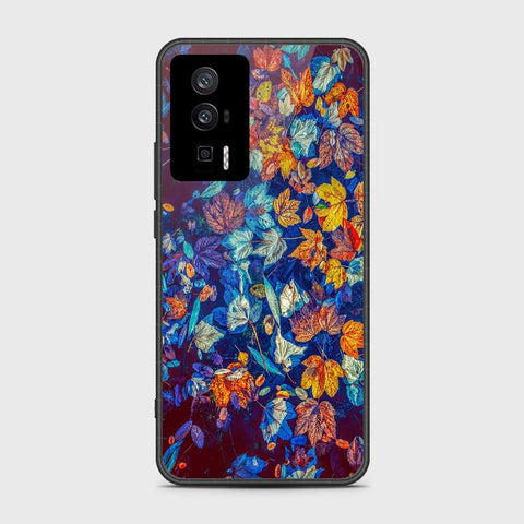 Xiaomi Poco F5 Pro Cover- Floral Series 2 - HQ Ultra Shine Premium Infinity Glass Soft Silicon Borders Case