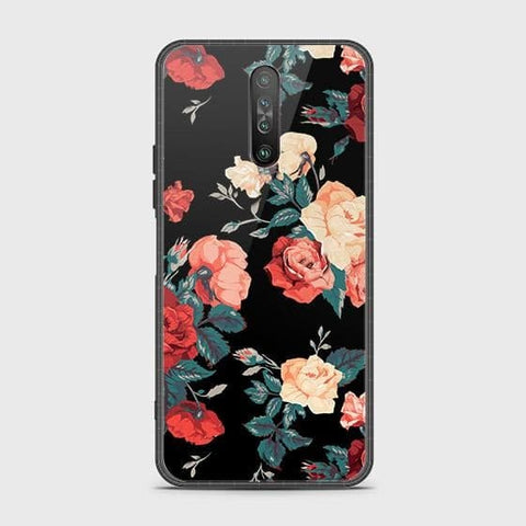 Xiaomi Poco X2 Cover - Floral Series 2 - HQ Ultra Shine Premium Infinity Glass Soft Silicon Borders Case