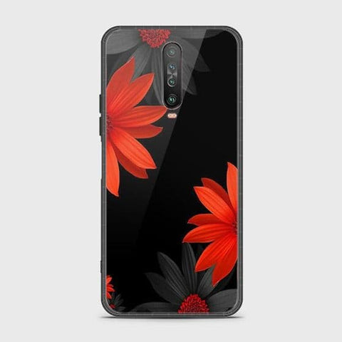 Xiaomi Poco X2 Cover - Floral Series 2 - HQ Ultra Shine Premium Infinity Glass Soft Silicon Borders Case