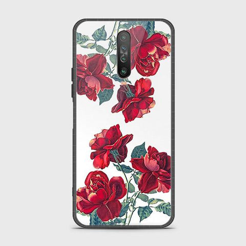 Xiaomi Poco X2 Cover - Floral Series 2 - HQ Ultra Shine Premium Infinity Glass Soft Silicon Borders Case