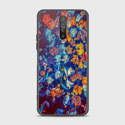 Xiaomi Poco X2 Cover - Floral Series 2 - HQ Ultra Shine Premium Infinity Glass Soft Silicon Borders Case