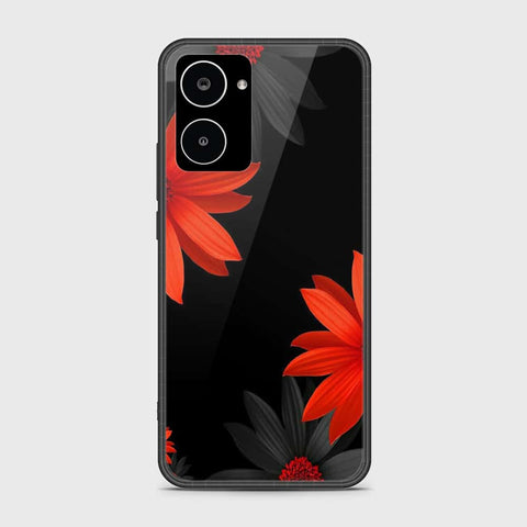 Realme 10 4G Cover- Floral Series 2 - HQ Ultra Shine Premium Infinity Glass Soft Silicon Borders Case