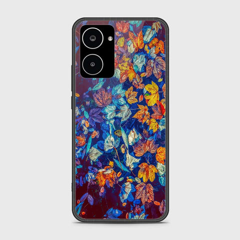 Realme 10 4G Cover- Floral Series 2 - HQ Ultra Shine Premium Infinity Glass Soft Silicon Borders Case