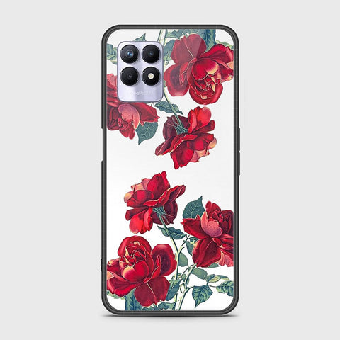 Realme Narzo 50 4G Cover - Floral Series 2 - HQ Ultra Shine Premium Infinity Glass Soft Silicon Borders Case