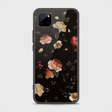 Realme C25Y Cover- Floral Series 2 - HQ Ultra Shine Premium Infinity Glass Soft Silicon Borders Case