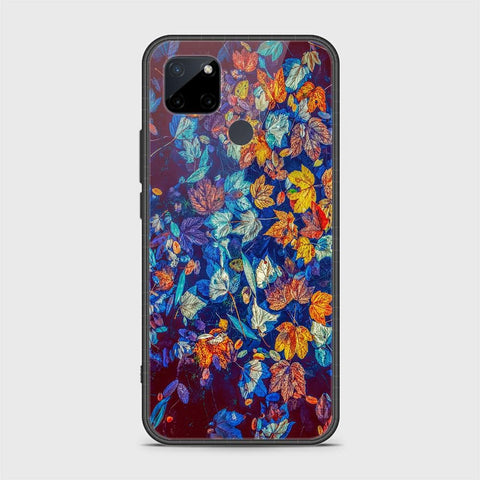 Realme C25Y Cover- Floral Series 2 - HQ Ultra Shine Premium Infinity Glass Soft Silicon Borders Case