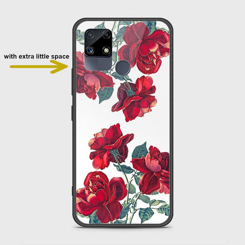 Realme C25s Cover- Floral Series 2 - HQ Ultra Shine Premium Infinity Glass Soft Silicon Borders Case