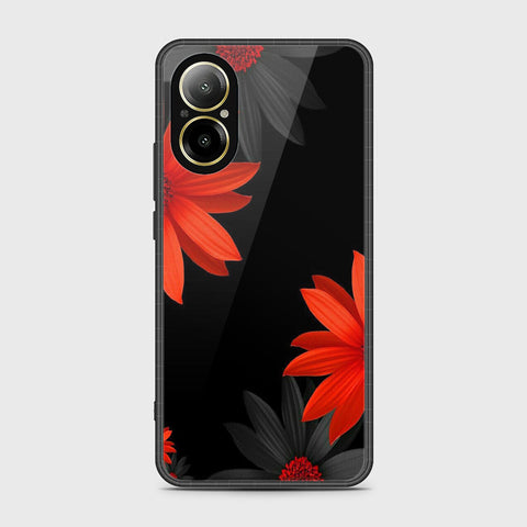 Realme C67 4G Cover- Floral Series 2 - HQ Ultra Shine Premium Infinity Glass Soft Silicon Borders Case