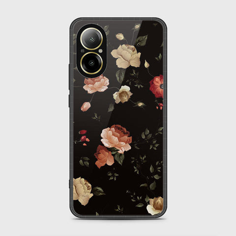 Realme C67 4G Cover- Floral Series 2 - HQ Ultra Shine Premium Infinity Glass Soft Silicon Borders Case