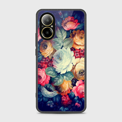 Realme C67 4G Cover- Floral Series 2 - HQ Ultra Shine Premium Infinity Glass Soft Silicon Borders Case