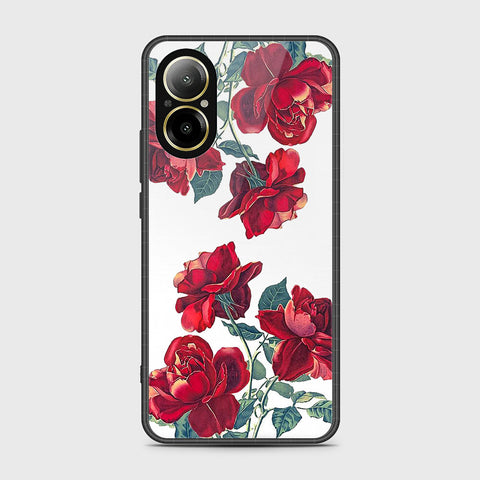 Realme C67 4G Cover- Floral Series 2 - HQ Ultra Shine Premium Infinity Glass Soft Silicon Borders Case