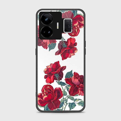 Realme GT3 Cover- Floral Series 2 - HQ Ultra Shine Premium Infinity Glass Soft Silicon Borders Case