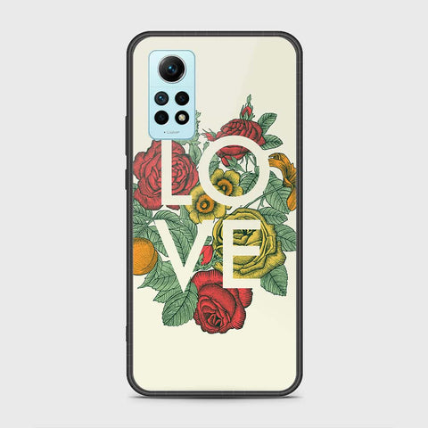 Xiaomi Redmi Note 12 Pro 4G Cover- Floral Series 2 - HQ Ultra Shine Premium Infinity Glass Soft Silicon Borders Case