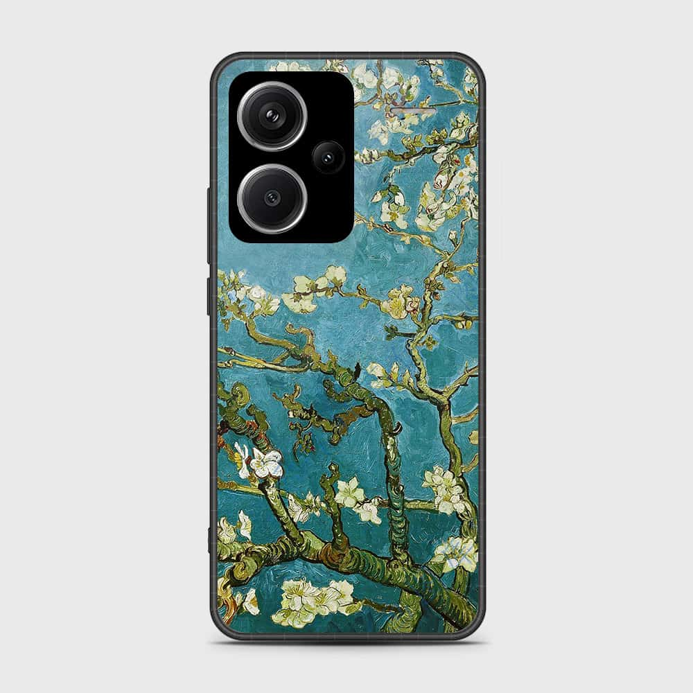 Xiaomi Redmi Note 13 Pro Plus 5G Cover- Floral Series 2 - HQ Ultra Shine Premium Infinity Glass Soft Silicon Borders Case