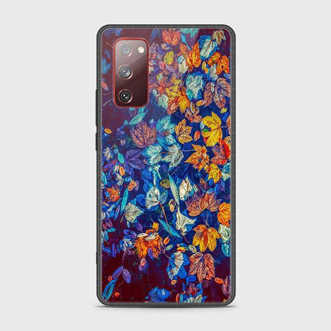 Samsung Galaxy S20 FE Cover - Floral Series 2 - HQ Ultra Shine Premium Infinity Glass Soft Silicon Borders Case