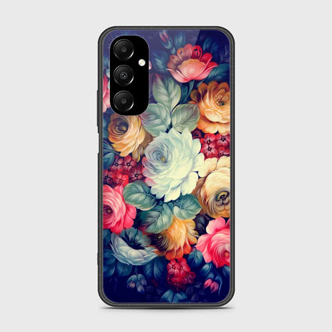 Samsung Galaxy A05s Cover- Floral Series 2 - HQ Ultra Shine Premium Infinity Glass Soft Silicon Borders Case