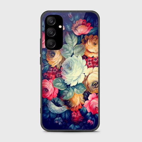 Samsung Galaxy A25 5G Cover- Floral Series 2 - HQ Ultra Shine Premium Infinity Glass Soft Silicon Borders Case