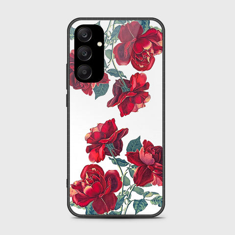 Samsung Galaxy A25 5G Cover- Floral Series 2 - HQ Ultra Shine Premium Infinity Glass Soft Silicon Borders Case