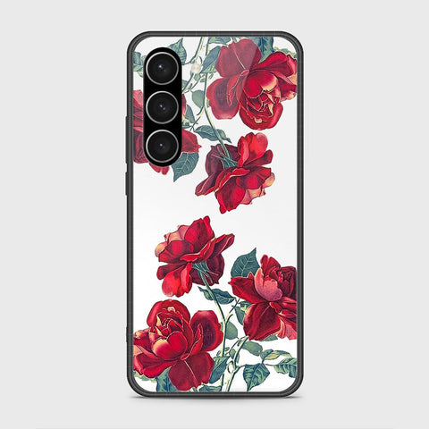 Samsung Galaxy S23 Plus 5G Cover- Floral Series 2 - HQ Ultra Shine Premium Infinity Glass Soft Silicon Borders Case