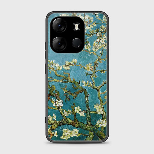 Tecno Spark Go 2023 Cover- Floral Series 2 - HQ Ultra Shine Premium Infinity Glass Soft Silicon Borders Case