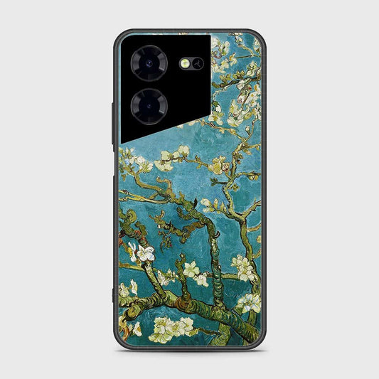 Tecno Pova 5 Pro Cover- Floral Series 2 - HQ Ultra Shine Premium Infinity Glass Soft Silicon Borders Case