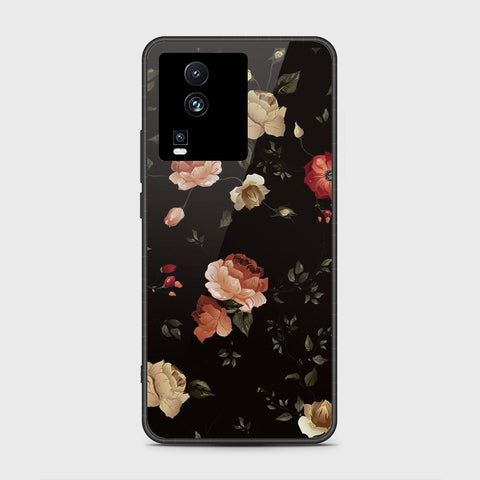 Vivo iQOO Neo 7 Cover- Floral Series 2 - HQ Ultra Shine Premium Infinity Glass Soft Silicon Borders Case