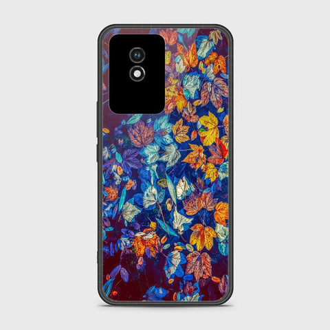 Vivo Y02t Cover- Floral Series 2 - HQ Ultra Shine Premium Infinity Glass Soft Silicon Borders Case