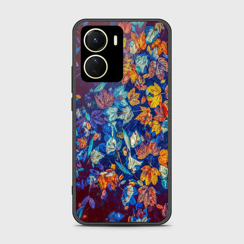 Vivo Y35 5G Cover- Floral Series 2 - HQ Ultra Shine Premium Infinity Glass Soft Silicon Borders Case