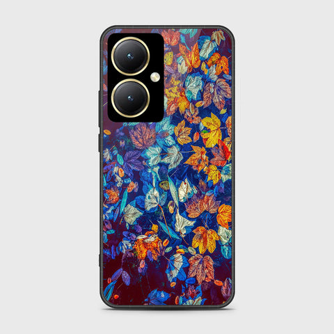 Vivo Y35 Plus Cover- Floral Series 2 - HQ Ultra Shine Premium Infinity Glass Soft Silicon Borders Case