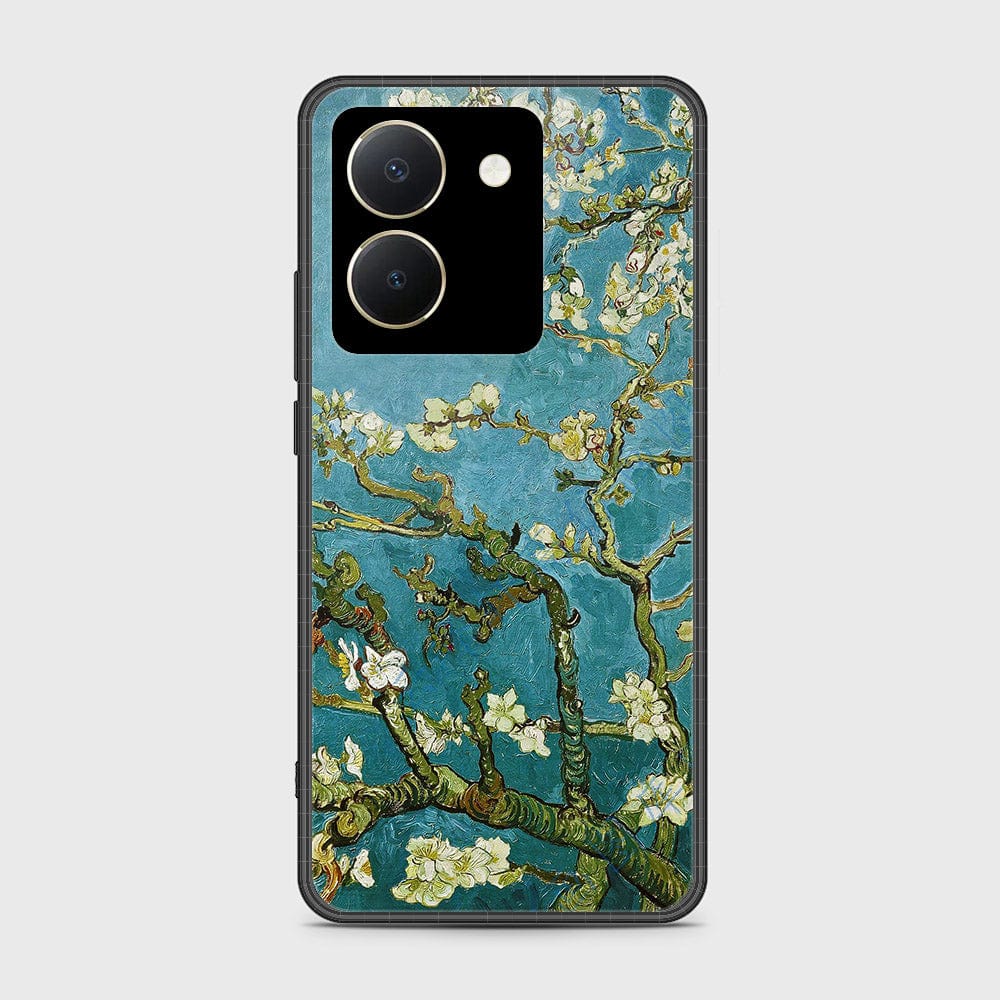 Vivo Y36 4G Cover- Floral Series 2 - HQ Ultra Shine Premium Infinity Glass Soft Silicon Borders Case