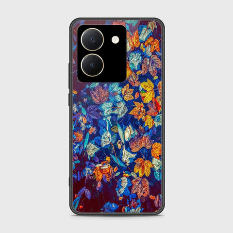 Vivo Y36 4G Cover- Floral Series 2 - HQ Ultra Shine Premium Infinity Glass Soft Silicon Borders Case